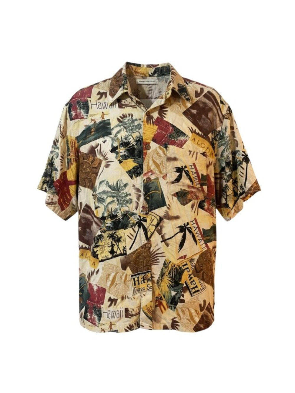 Vintage Knightsbridge Short Sleeve Button Down Hawaiian Shirt Men's Large